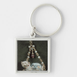 Porte-clés Pendentif de chat de la Renaissance