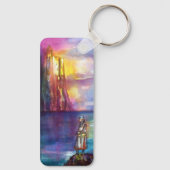 Porte-clés PENDRAGON Medieval Knights,Lake Sunset,Fantasy (Verso)
