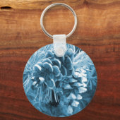 Porte-clés Pénecone bleu glacé primitif (Recto)
