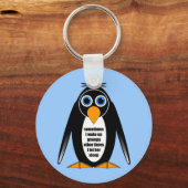 Porte-clés penguin d'attitude (Recto)