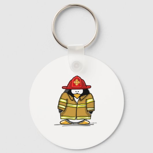 Porte-clés Penguin Secourt incendie (Recto)