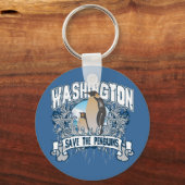 Porte-clés Penguin Washington (Recto)