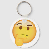 Porte-clés Penser face Emoji (Recto)