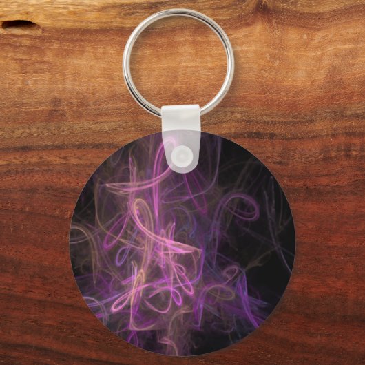 Porte-clés penser rose (Recto)