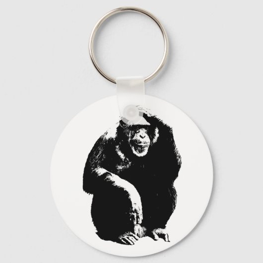 Porte-clés Penser singe (Recto)