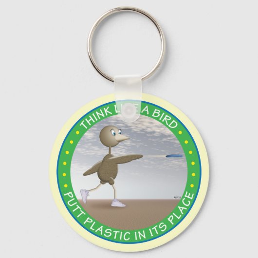 Porte-clés Pensez À Un Oiseau (Recto)