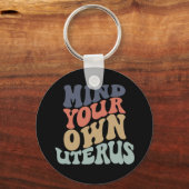 Porte-clés Pensez à votre propre utérus féministe (Recto)