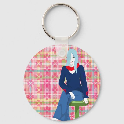 Porte-clés Pensez à vous (Recto)