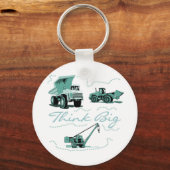 Porte-clés Pensez aux grands T-shirts et cadeaux de construct (Recto)