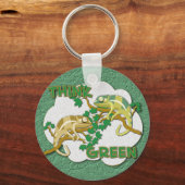 Porte-clés Pensez Porte - clé vert (Recto)