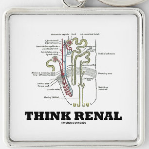 Porte-clés Pensez Renal (Néphron du rein)