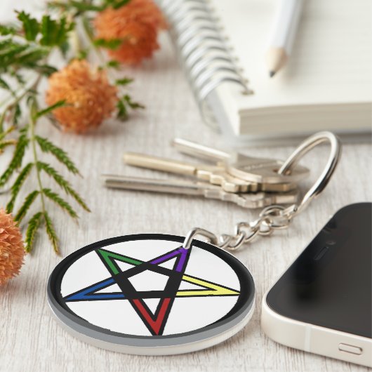 Porte-clés Pentacle élémentaire (Devant droit)