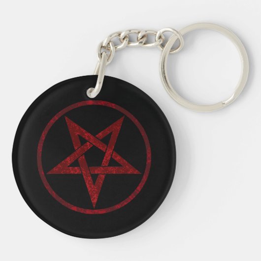 Porte-clés Pentagram Red Devil (Dos)