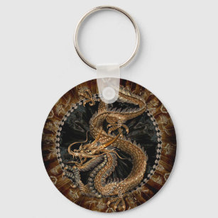 Porte-clés Pentagramme dragon