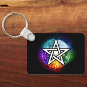 Porte-clés pentagramme du Wiccan (Verso)