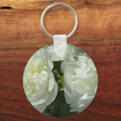 Porte-clés Peonies blanches (Recto)