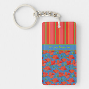 Porte-clés Pépites, Stripes : Porte - clé Oblong Chic