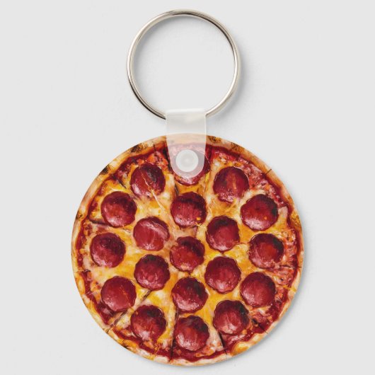 Porte-clés Pepperoni Pizza (Verso)