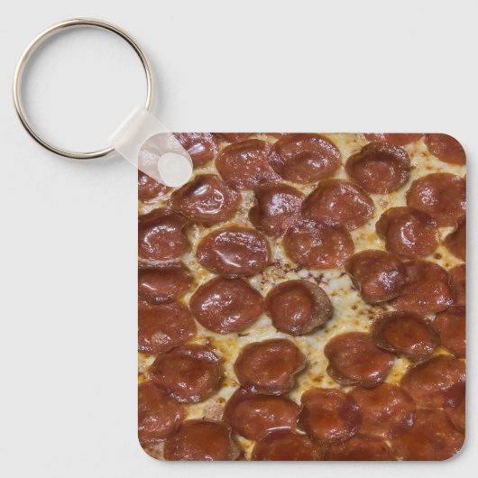 Porte-clés Pepperoni Pizza (Recto)