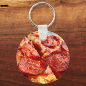 Porte-clés Pepperoni pizza (Recto)