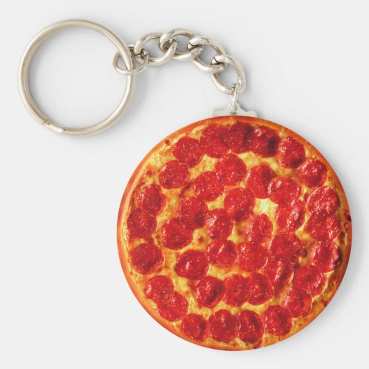 Porte-clés Pepperoni Pizza (Devant)