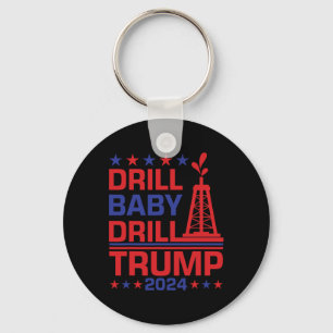 Porte-clés Perceuse Trump Byby Citation drôle républicaine
