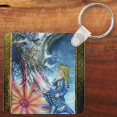 PORTE-CLÉS PERCEVATION ET VISION DU SAINT-GRAIL (Verso)