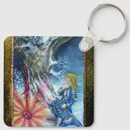 PORTE-CLÉS PERCEVATION ET VISION DU SAINT-GRAIL (Dos)