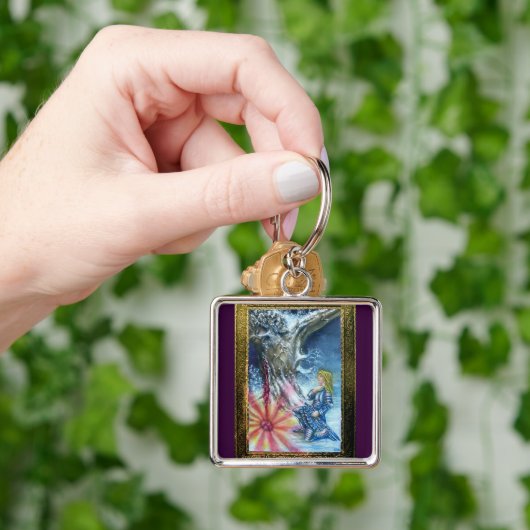 PORTE-CLÉS PERCEVATION ET VISION DU SAINT-GRAIL (main)