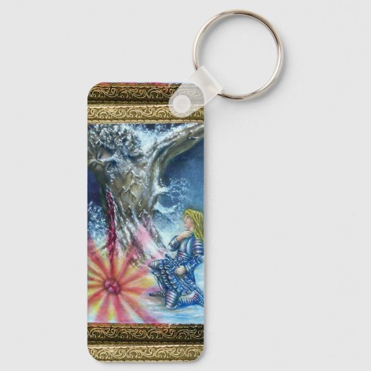 PORTE-CLÉS PERCEVATION ET VISION DU SAINT-GRAIL (Verso)