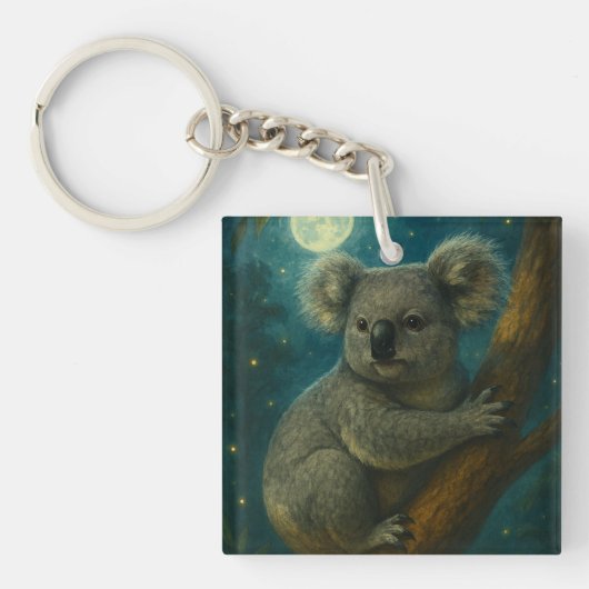 Porte-clés Perch Koala Lune (Devant)