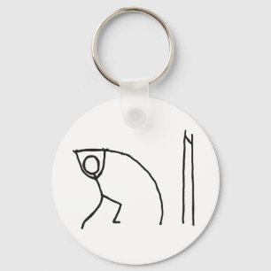 Porte-clés Perche Stickman