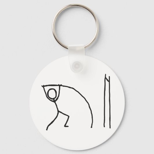 Porte-clés Perche Stickman (Recto)