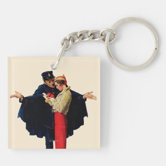 Porte-clés Perdu à Paris (Dos)