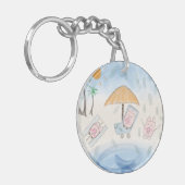 Porte-clés Perdu au ciel (Devant gauche)