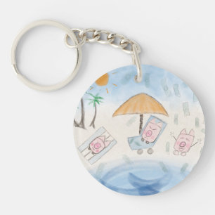 Porte-clés Perdu au ciel