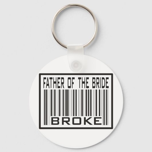 Porte-clés Père de la Mariée Broke (Recto)