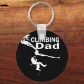 Porte-clés père escalade rock (Recto)