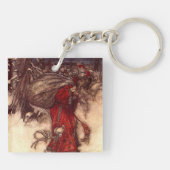 Porte-clés Père Noël Arthur Rackham (Dos)