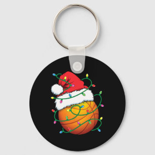 Porte-clés Père Noël Basketball Sport Ball Hommes garçons Noë