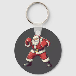 Porte-clés Père Noël Boxer Lover Drôle Mixed martial art Muay