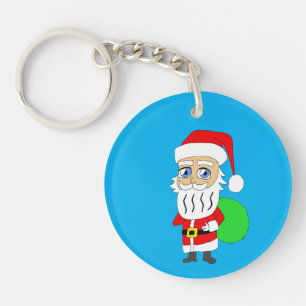 Porte-clés Père Noël Chibi