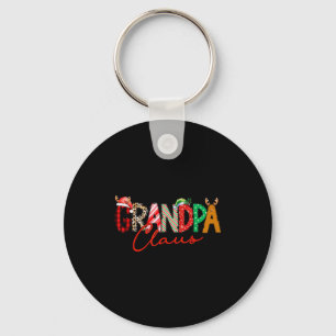 Porte-clés Père Noël Coquette Bow Grand-père Noël Chris