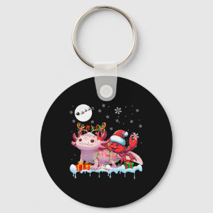 Porte-clés Père Noël Crabe équitation Axolotl Reindeer Mer de