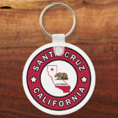 Porte-clés Père Noël Cruz Californie (Recto)