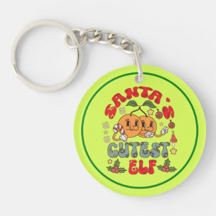 Porte-clés Père Noël Cutest Elf Sublimation-80881