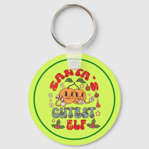 Porte-clés Père Noël Cutest Elf Sublimation-80881