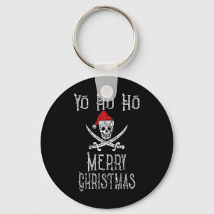 Porte-clés Père Noël de Noël pirate de vacances Yo Ho Ho Chap