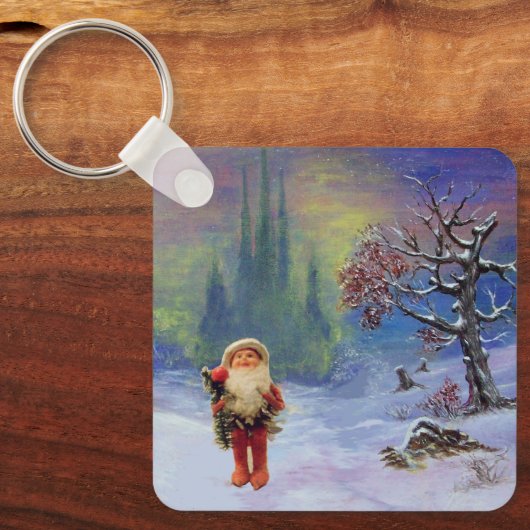 PORTE-CLÉS PÈRE NOËL DES GNOMES (Recto)