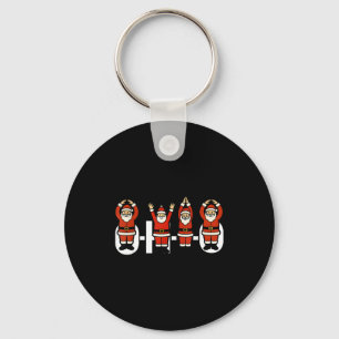Porte-clés Père Noël drôle Ohio Fête O-h-i-o Saison de Noël M